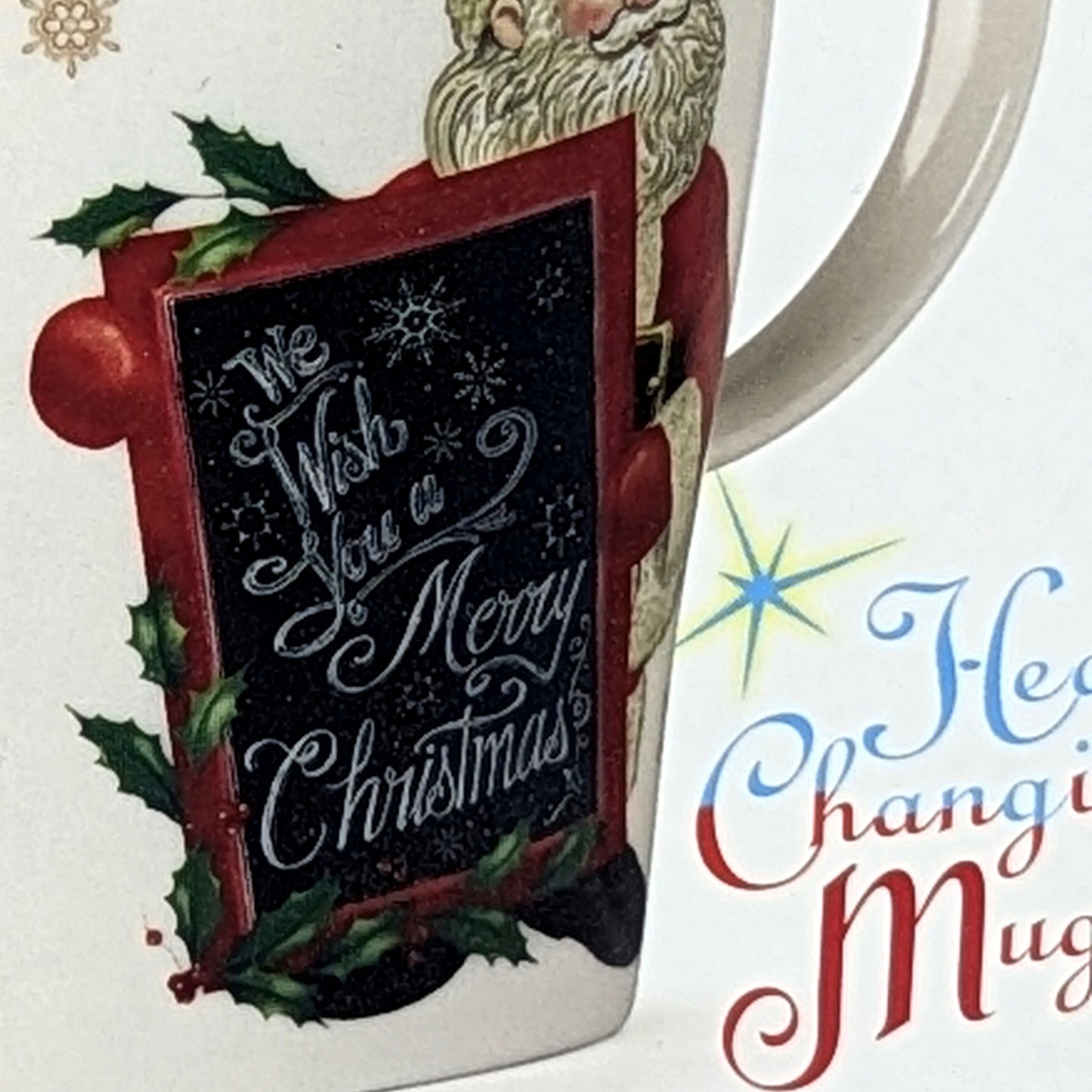 Lenox Christmas Heat Changing Santa Magic Mug – 14 oz Porcelain Holiday Coffee Cup, New in Box | Home