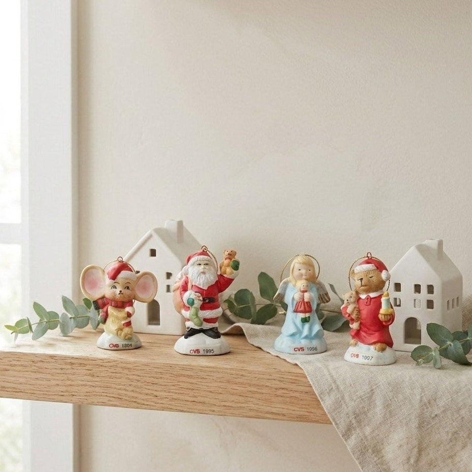 Vintage CVS Christmas Ornament Set (1994–1997)
