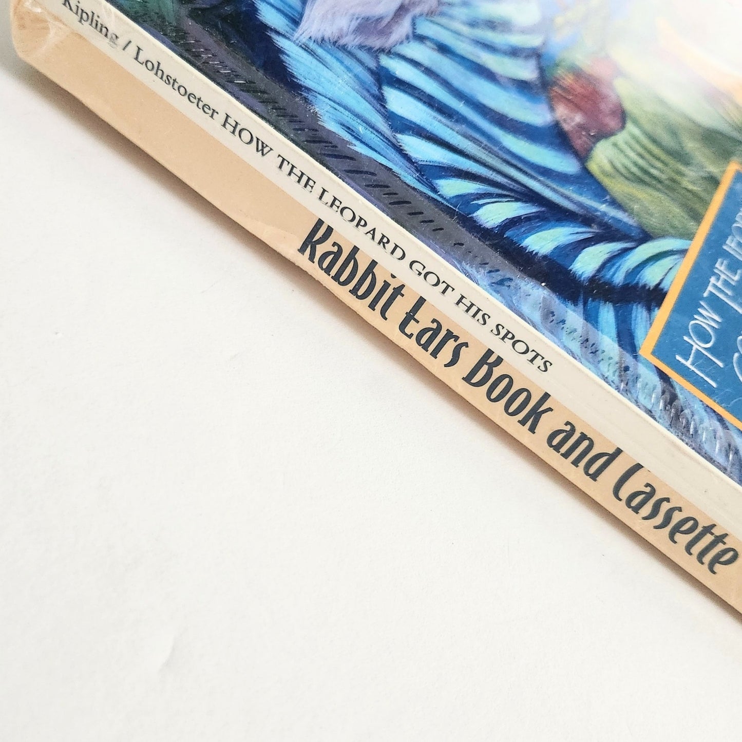 SEALED Rabbit Ears Vintage 80s Kids Book & Cassette How the Leopard Got His Spots Danny Glover