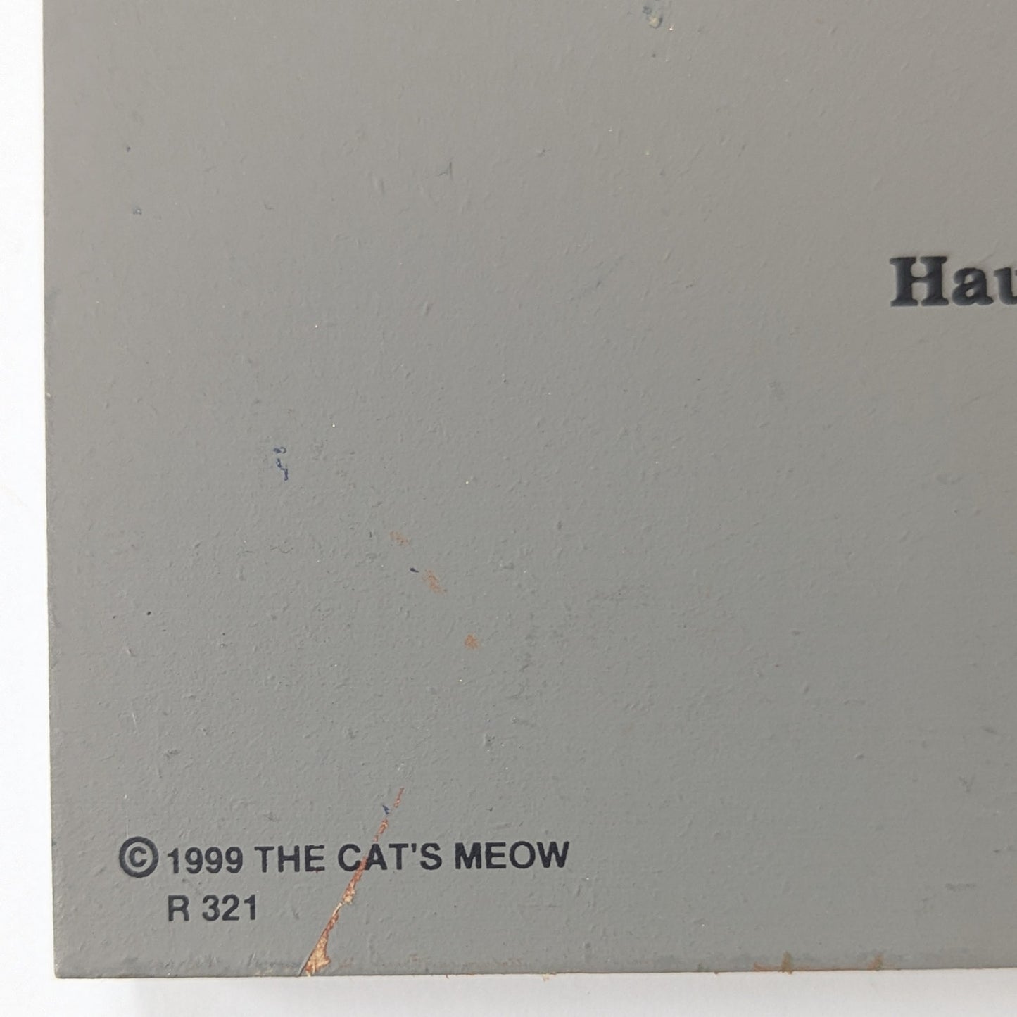 Cat’s Meow Village Haunted House Loch Aerie Mansion | 1992 Shelf Sitter | Signed 1999 | Vintage Home Collectible
