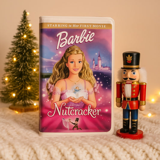Vintage Barbie in the Nutcracker VHS – 2001 Media Animated Christmas Holiday Movie – Classic Barbie First Feature Film