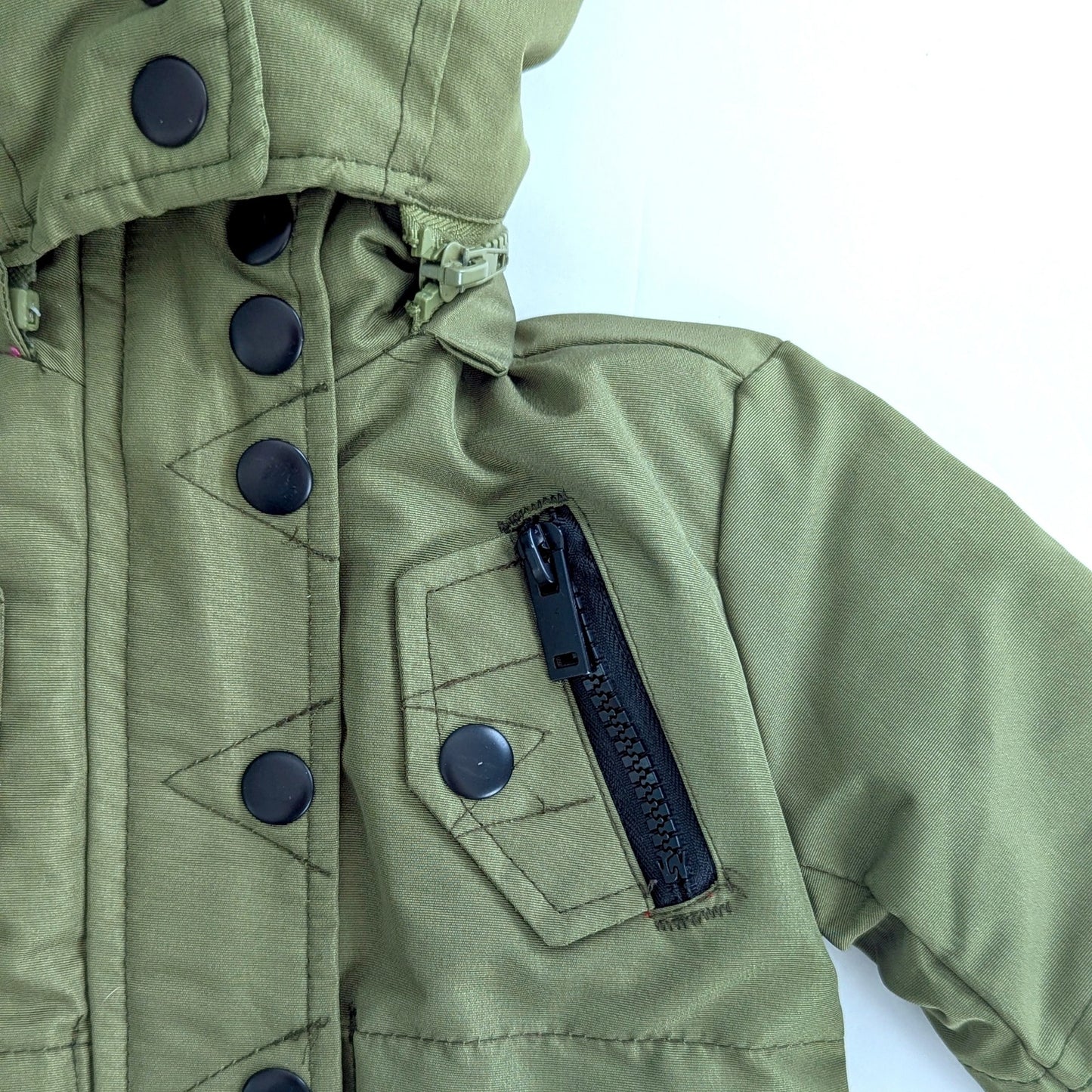 Urban Republic Baby Anorak Jacket | Parka Faux Fur Hooded Coat | Size 12M