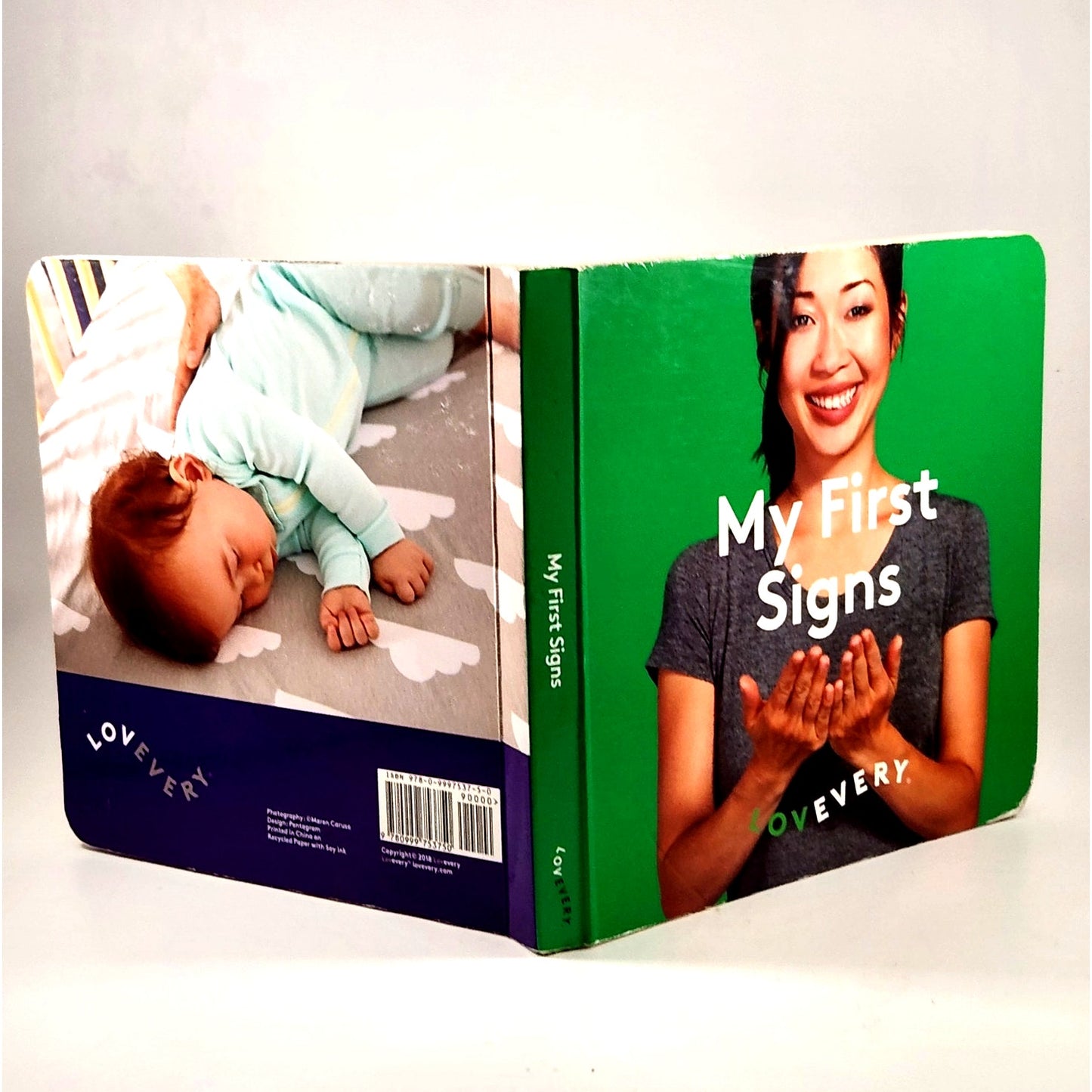 “My First Signs” Montessori Board Book | Baby Sign Language