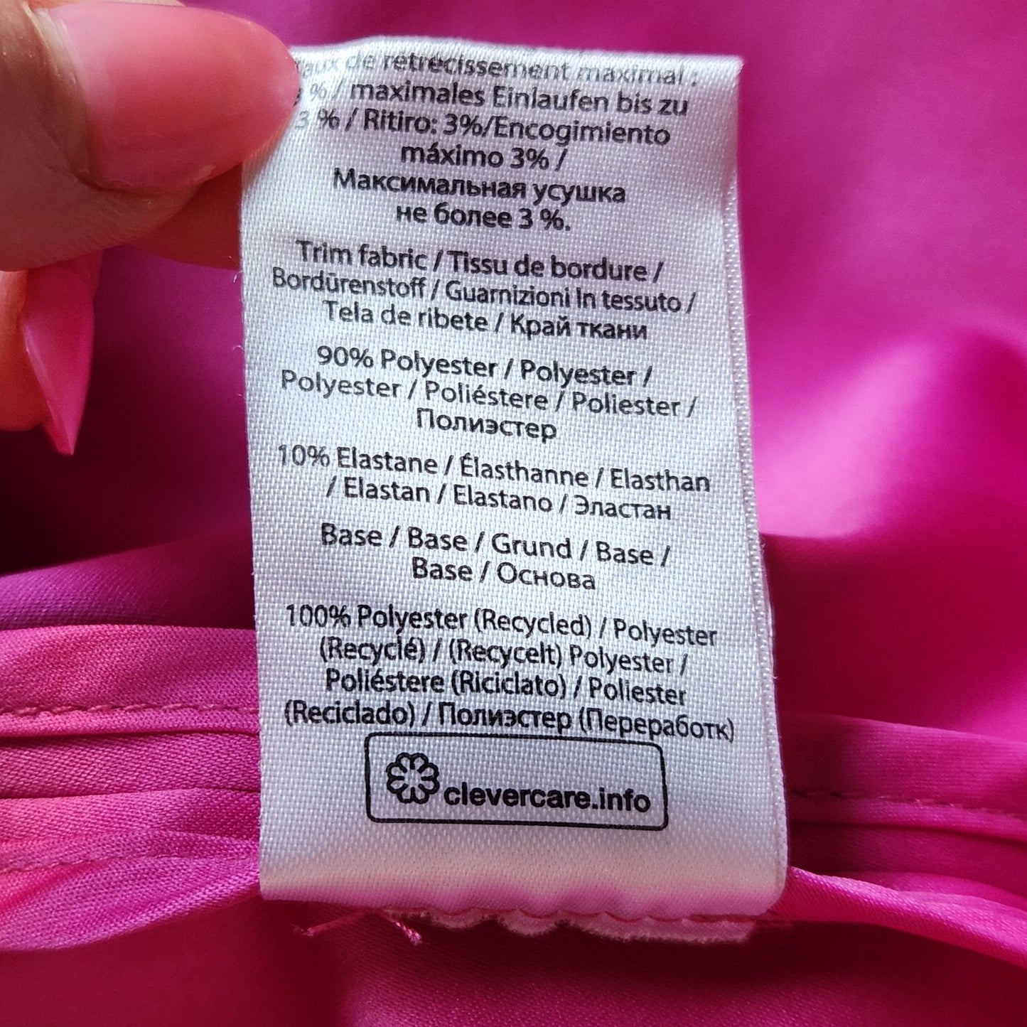 💖 ROTATE Birger Christensen Women's Natalie Fuchsia Pink Bow Mini Dress Size 8