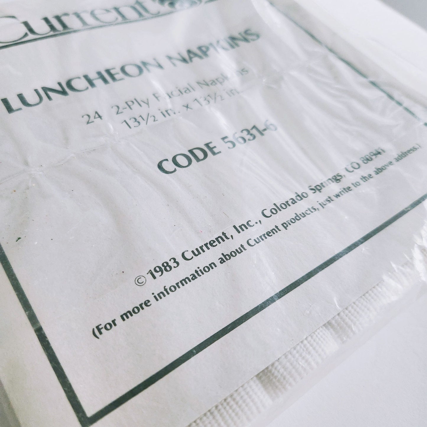 Vintage 1983 Current Wheat Sunset Luncheon Napkins – 24 Ct. 2-Ply – Sealed Package | Home Deor