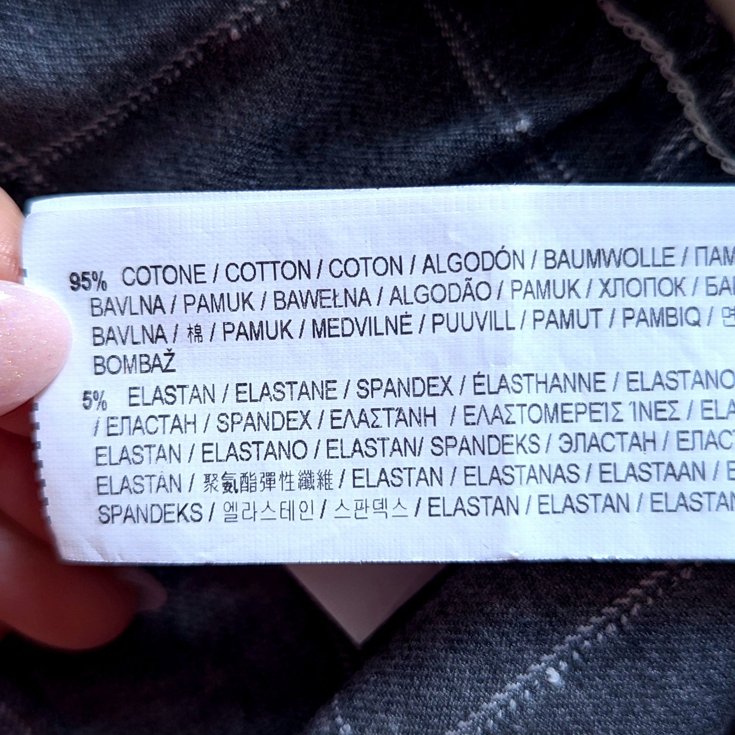 Original Marines Collared Teddy Bear Dress – White Long Sleeve Top with Gray Plaid Skirt, Cotton Blend | Baby Girl 6-9 Months