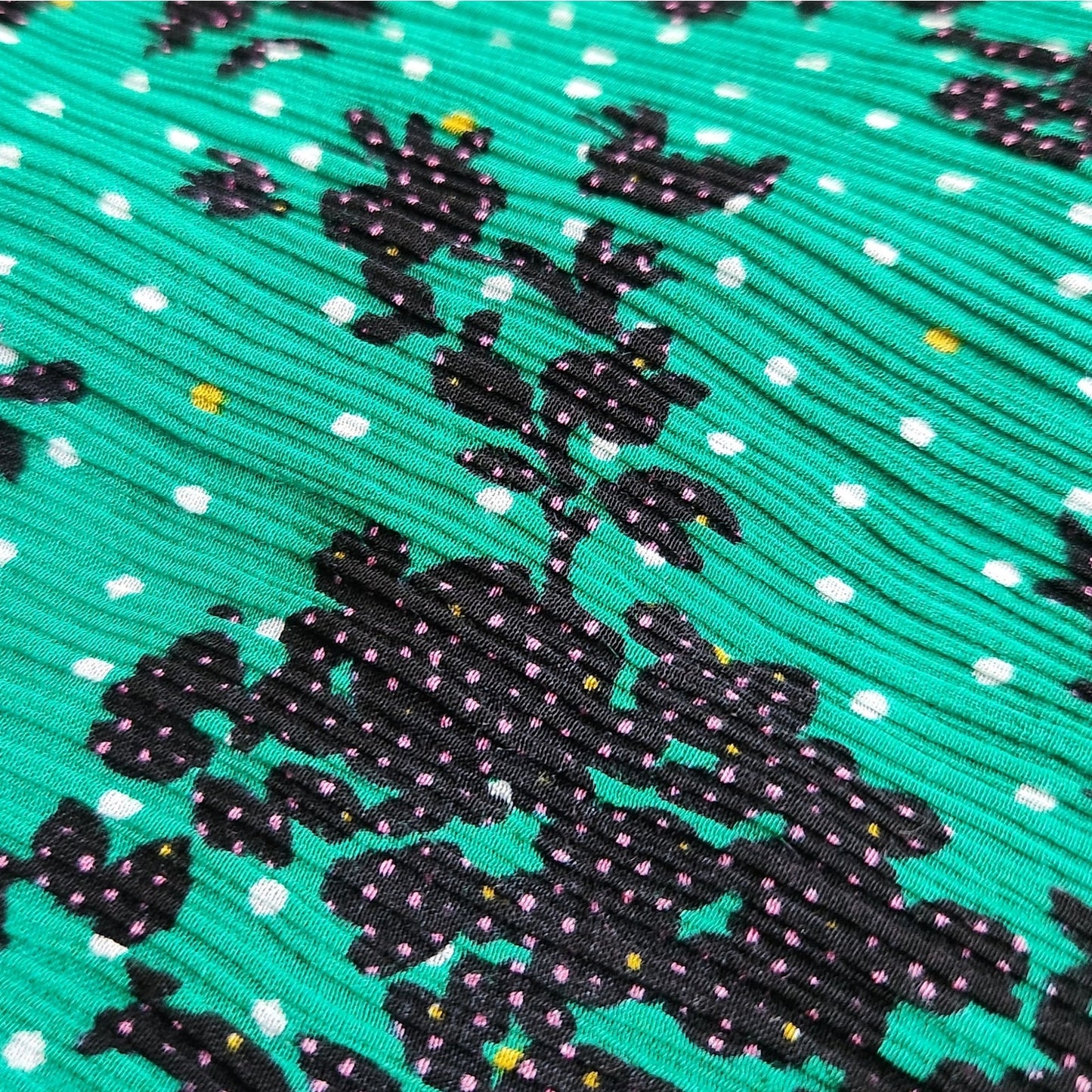 Caroll Paris Women's Green Crinkle Midi Dress Size 6 US | 38 EU