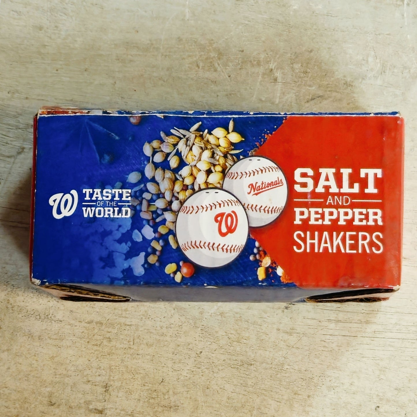 Washington Nationals Baseball Salt and Pepper Shakers – NIB MLB Kitchen Decor