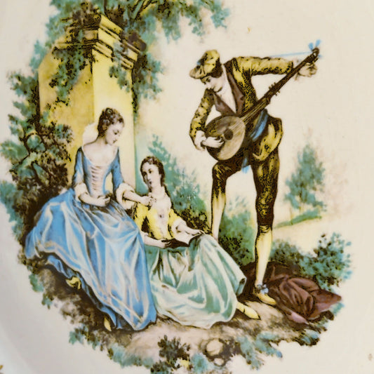 1940s–1950s American Limoges “China D’Or” Serving Platter – Triumph 22K Gold