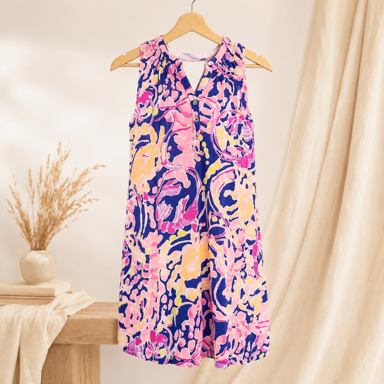 Lilly Pulitzer Essie Dress | Brilliant Blue Catch & Release |  Women's S