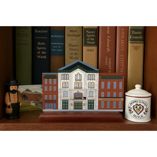 Cat’s Meow Village Fulton Opera House Shelf Sitter | Vintage 1995 Limited Edition | Lancaster PA Theatre Home Collectible