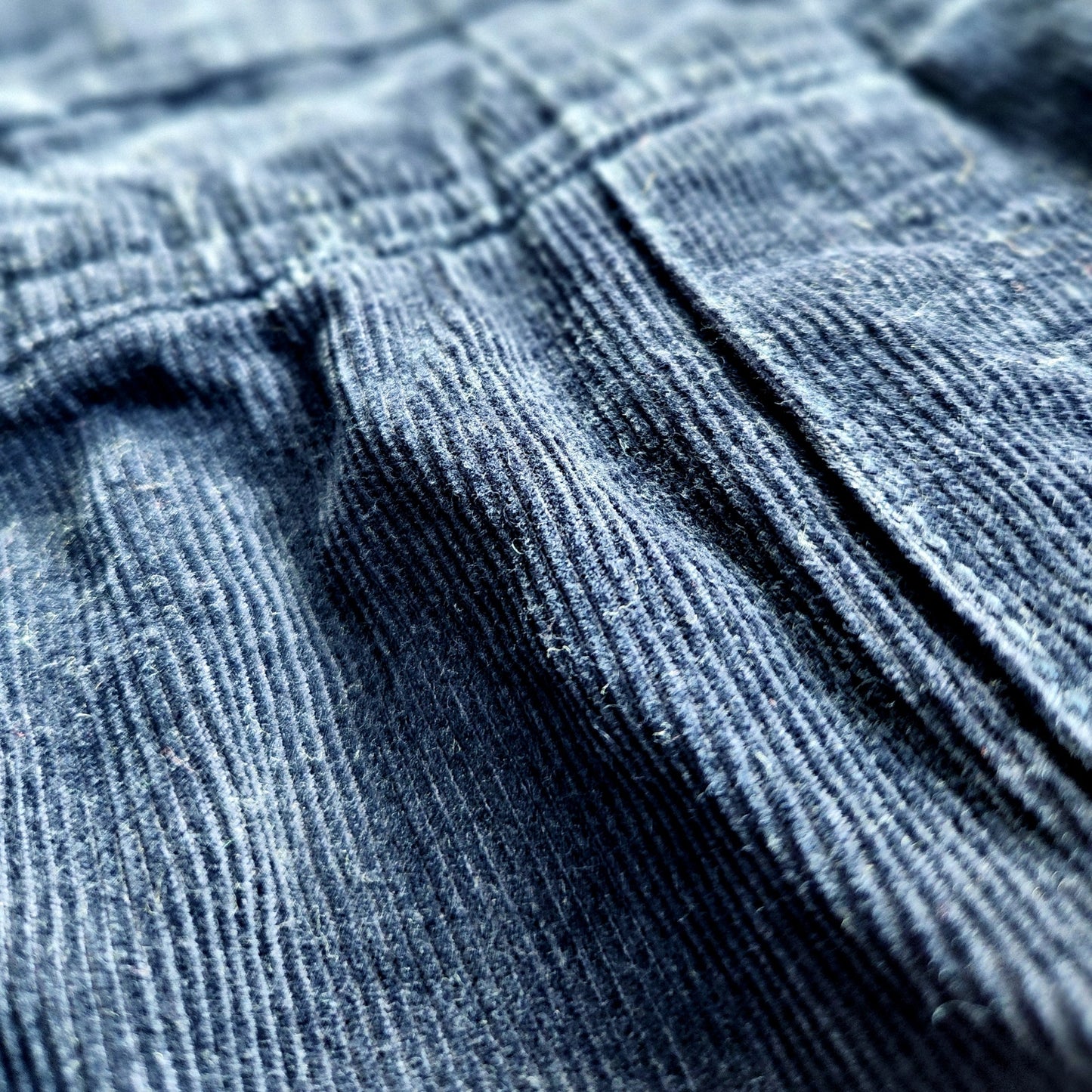 Oshkosh B'gosh Navy Blue Corduroy Overalls Plaid Flannel Lined Size 9-12 months