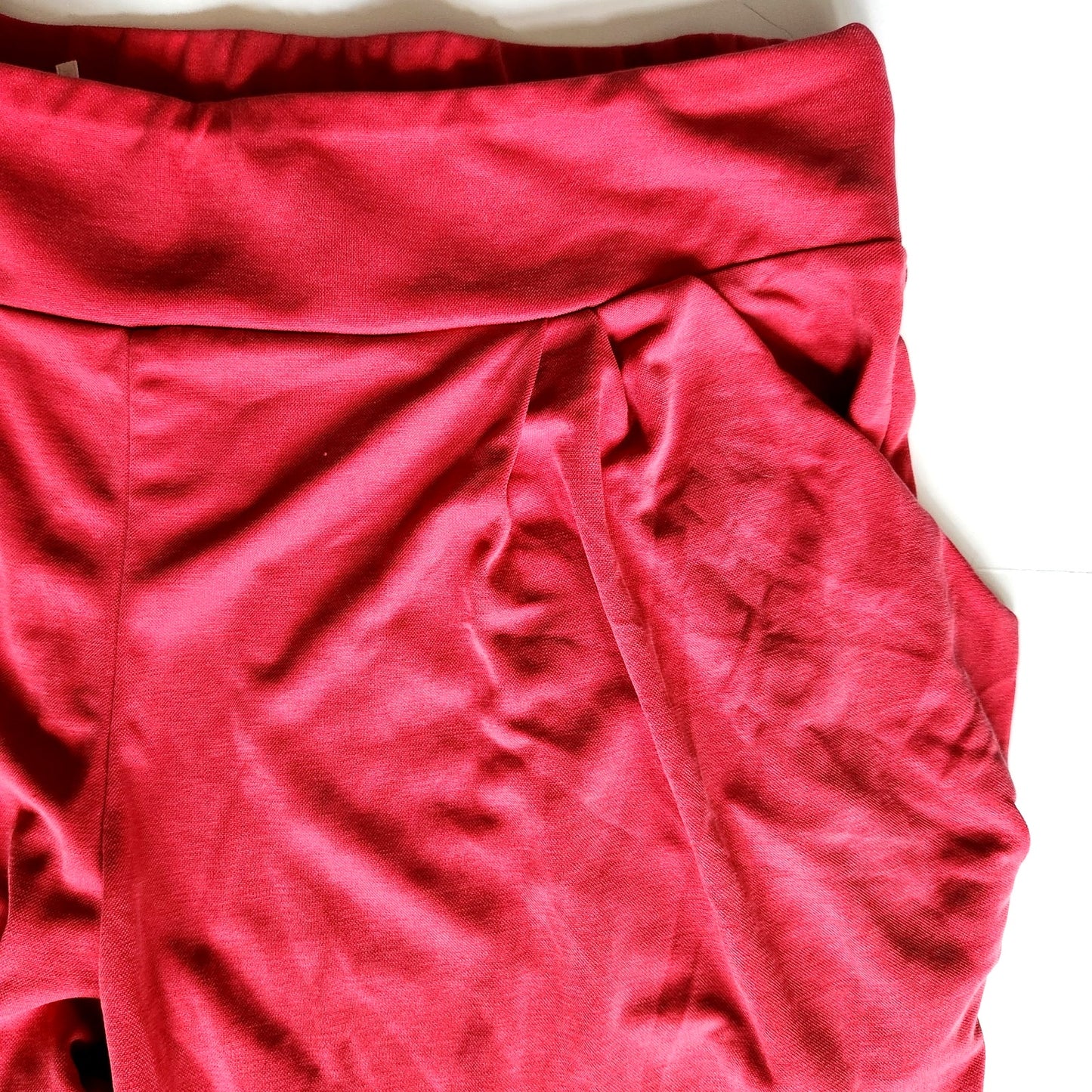 Free People Slouchy Draped Modal Jogger Pants – Cherry Red – Women's Size L