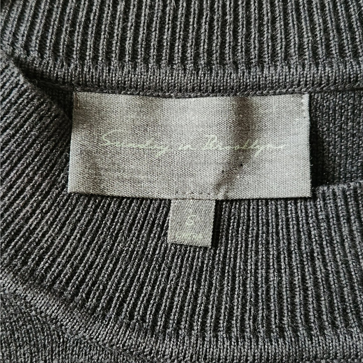 Anthropologie Lorena Flutter Sleeve Sweater – Charcoal Gray - Women's Size S