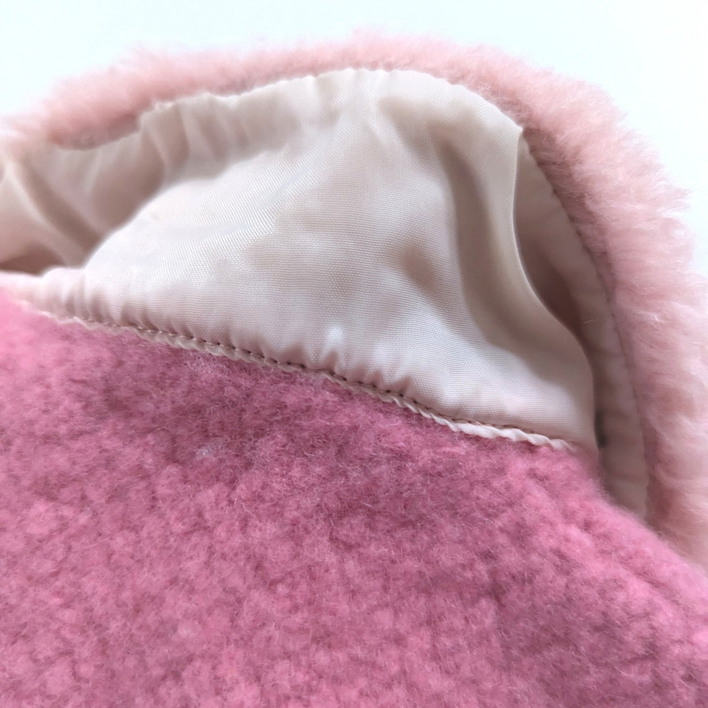 United Colors of Benetton Pink Wool Fur Cardigan | Made in Italy | Girls Size XS 4T / 110 cm