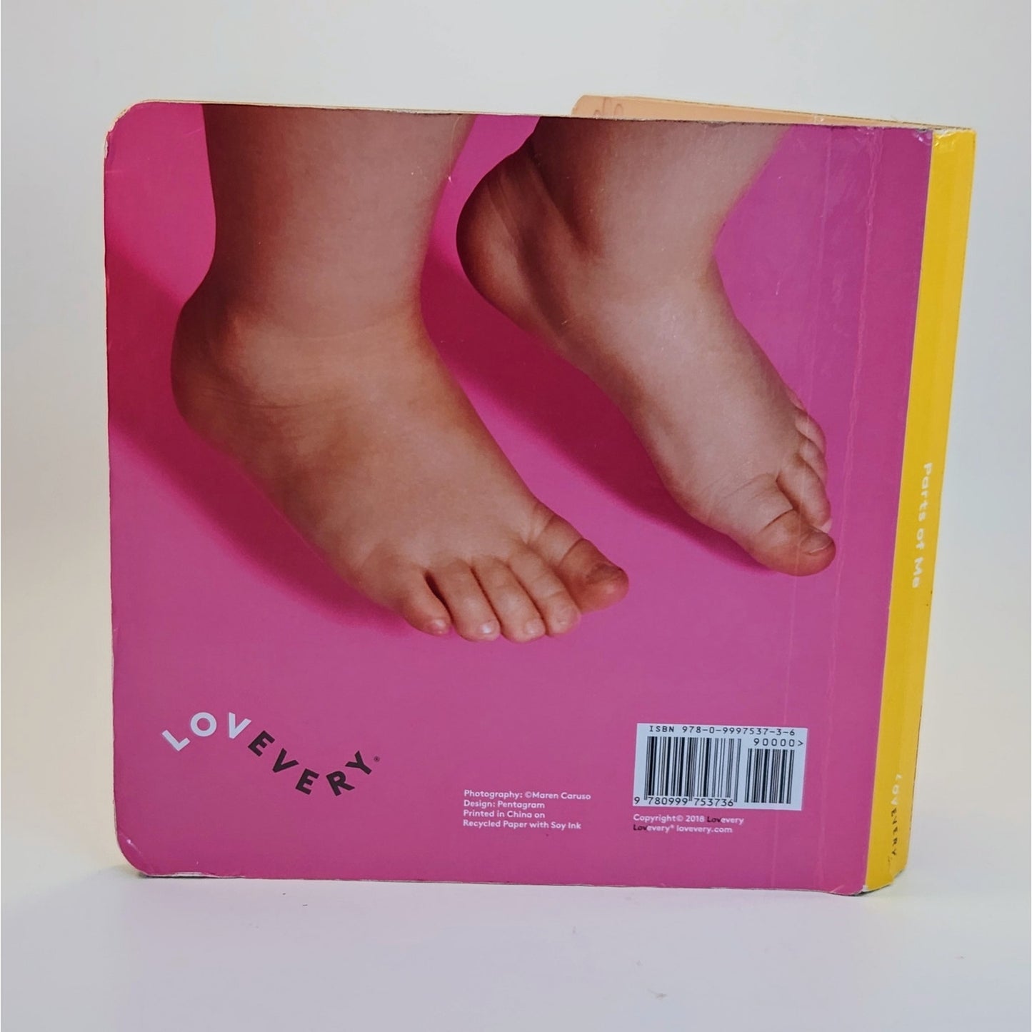 Lovevery “Parts of Me” Baby Board Book from The Senser Play Kit 5-6 Months | Montessori Toy