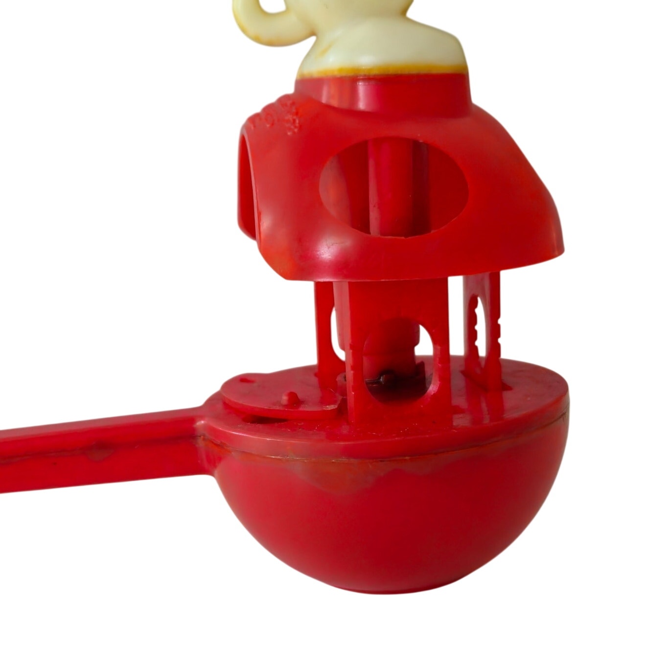 Vintage Snoopy Peanuts Bubble Blower Toy | 1960s–70s Red Plastic Collectible
