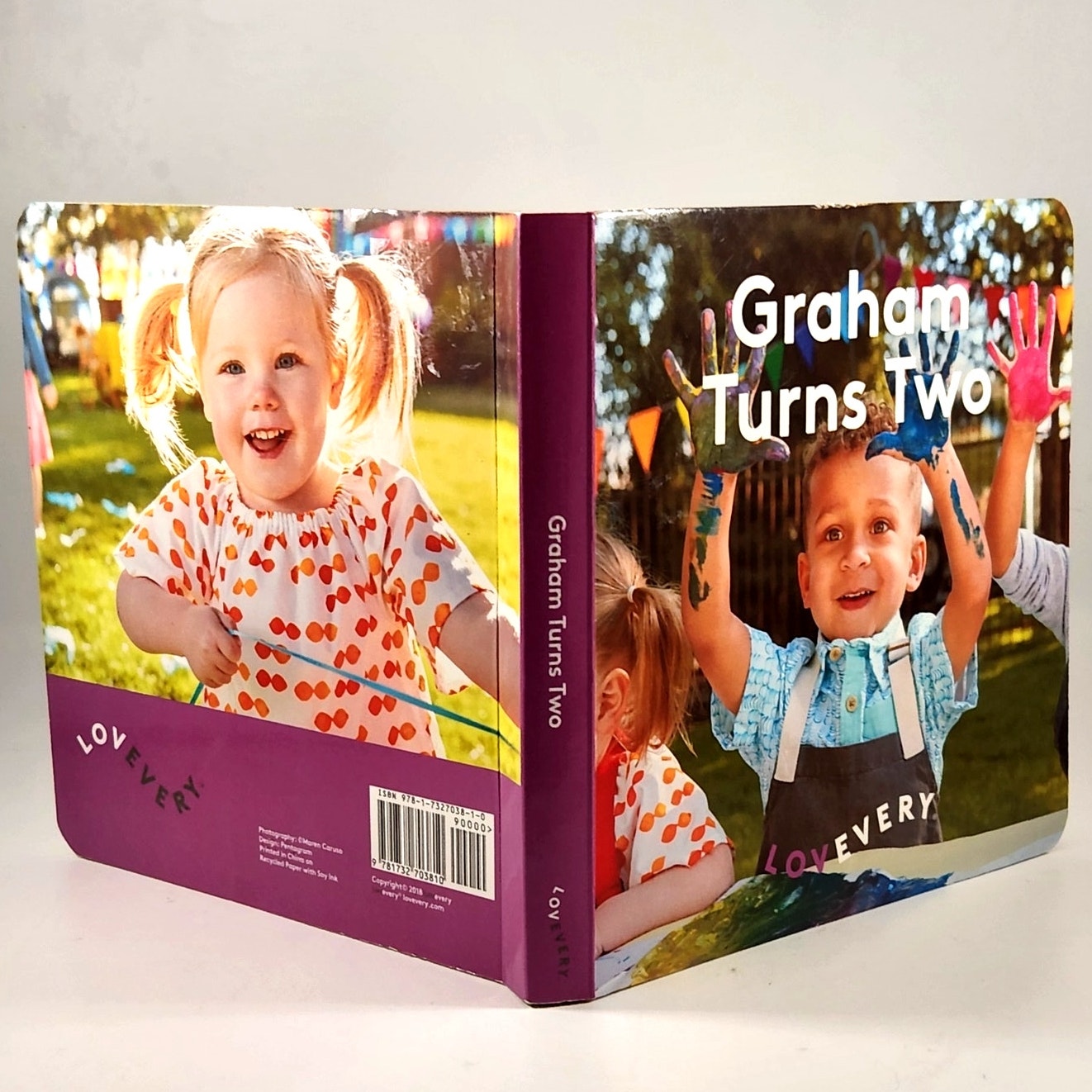 “Graham Turns Two” Toddler Montessori Board Book