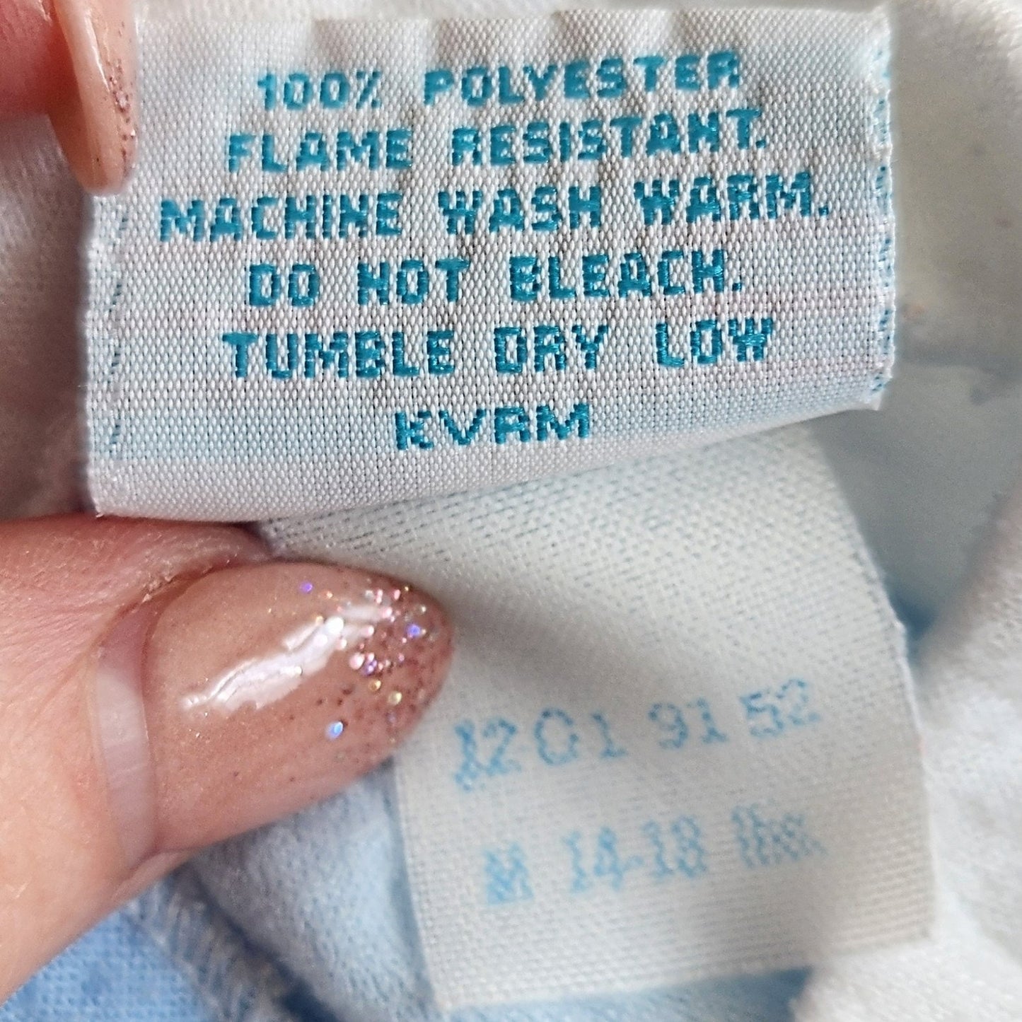 Vintage 1980s LéRoi Kov.R.Alls Blue Quilted Baby Sleeper | Teddy Bear & Duck Embroidery | Size 0-3 Months | Made in USA