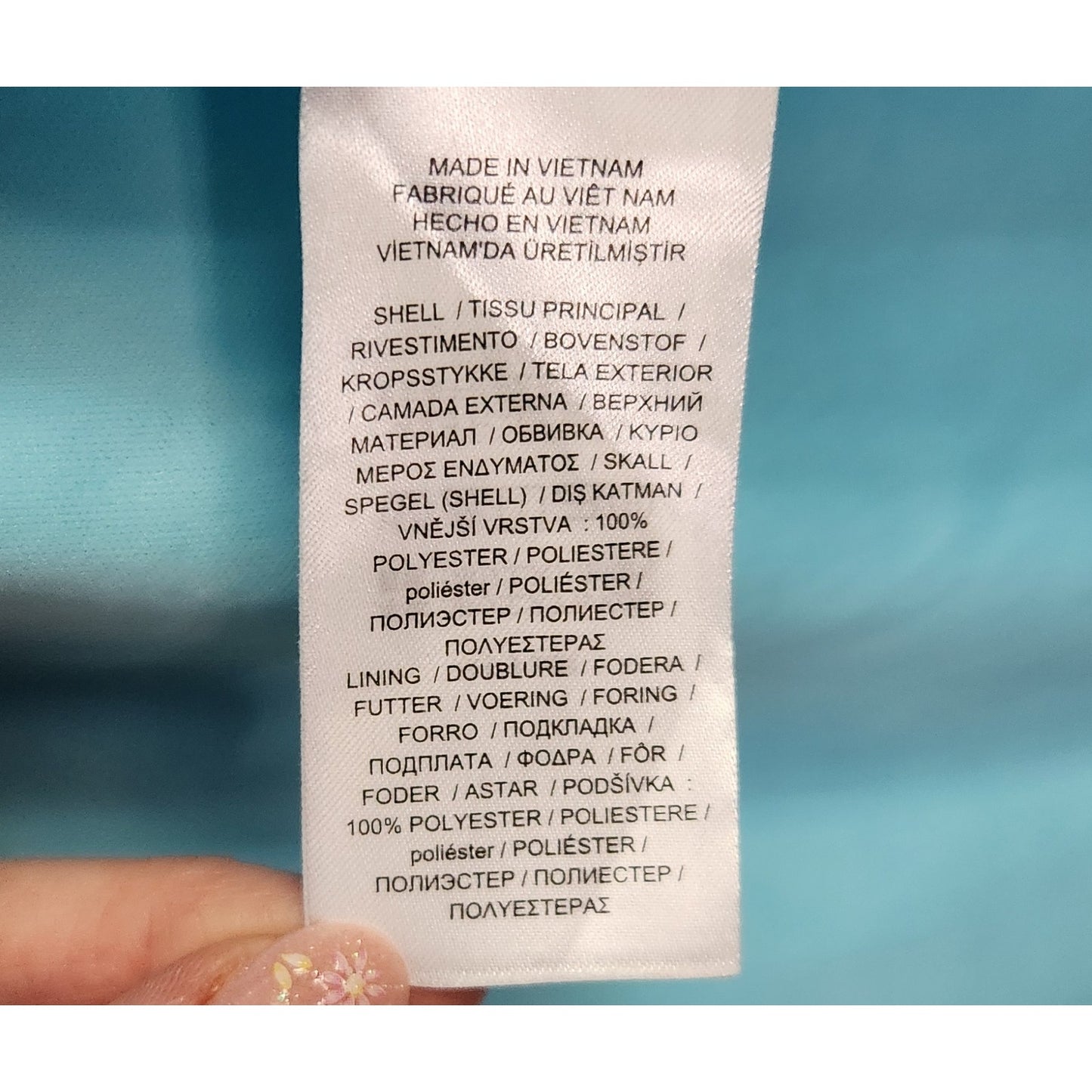 Lauren Ralph Lauren Turquoise Eyelet Embroidered Hi-Lo Halter Dress | Women's Size 8P | Ruffle Hem