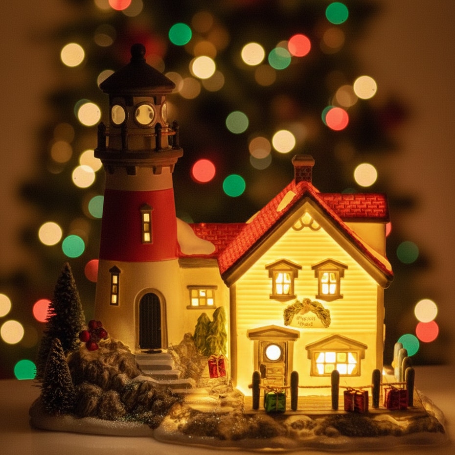 Department 56 – Pigeonhead Lighthouse (1994), New England Village Series