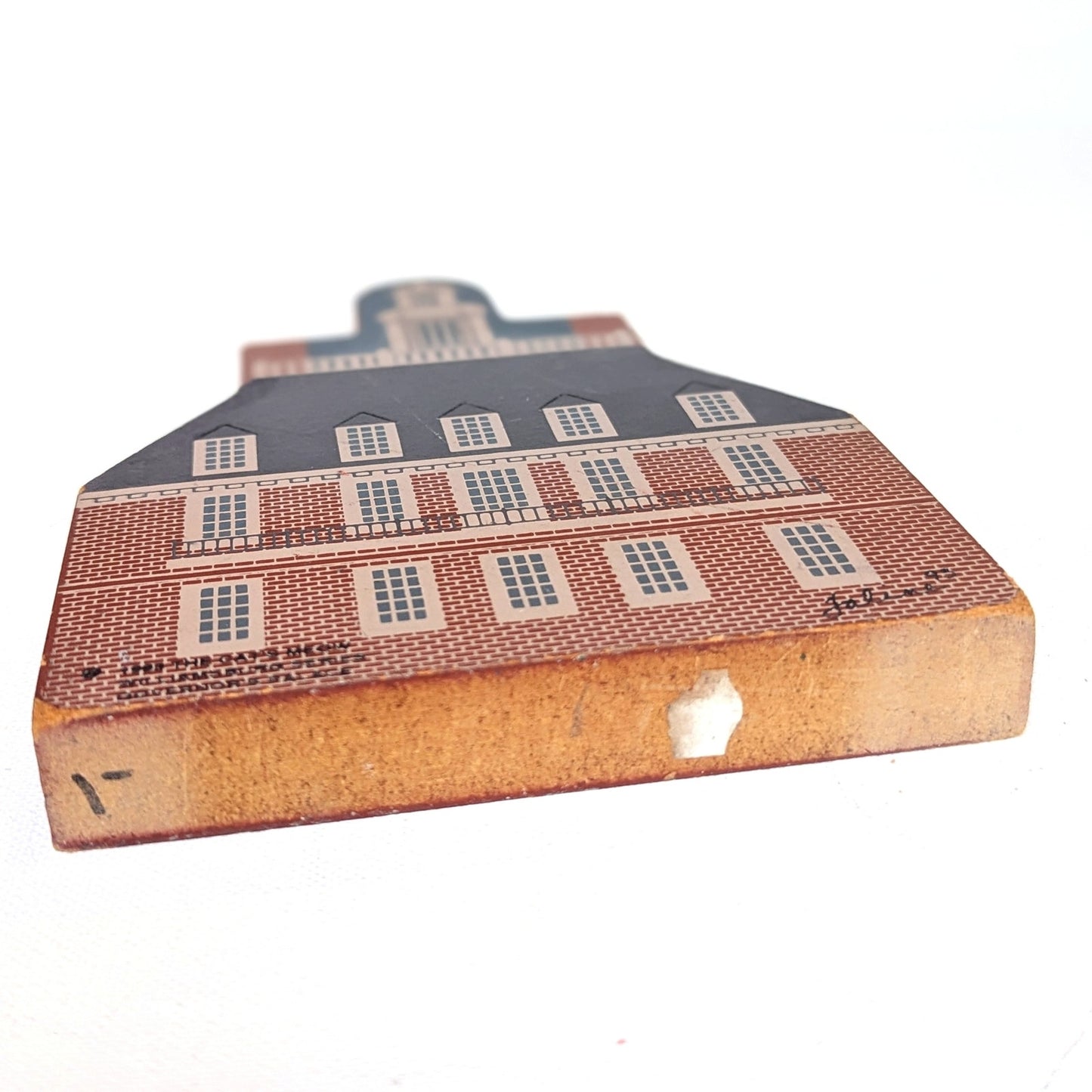 🏛️ Cat’s Meow Vintage 1993 Williamsburg Series Governor’s Palace Shelf Sitter – 6.5” x 5” – Virginia | Home