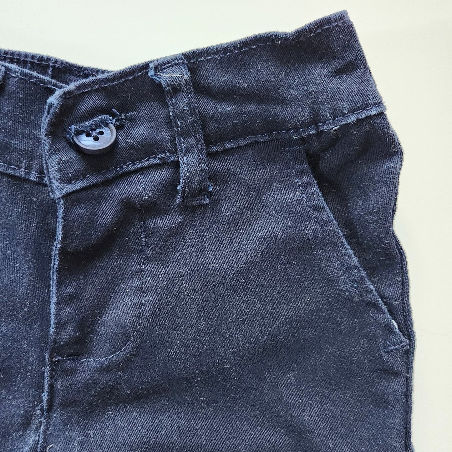 Adriano Goldsmied Kids Preppy Navy Blue Chino Shorts | Baby Size 18 Months