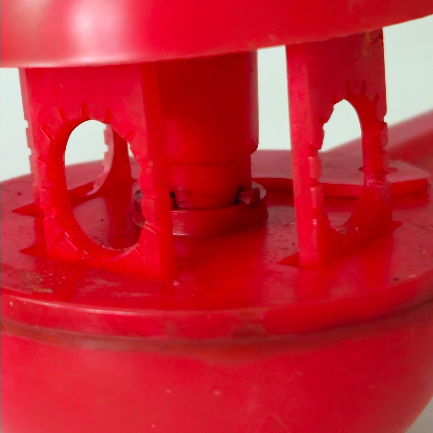 Vintage Snoopy Peanuts Bubble Blower Toy | 1960s–70s Red Plastic Collectible