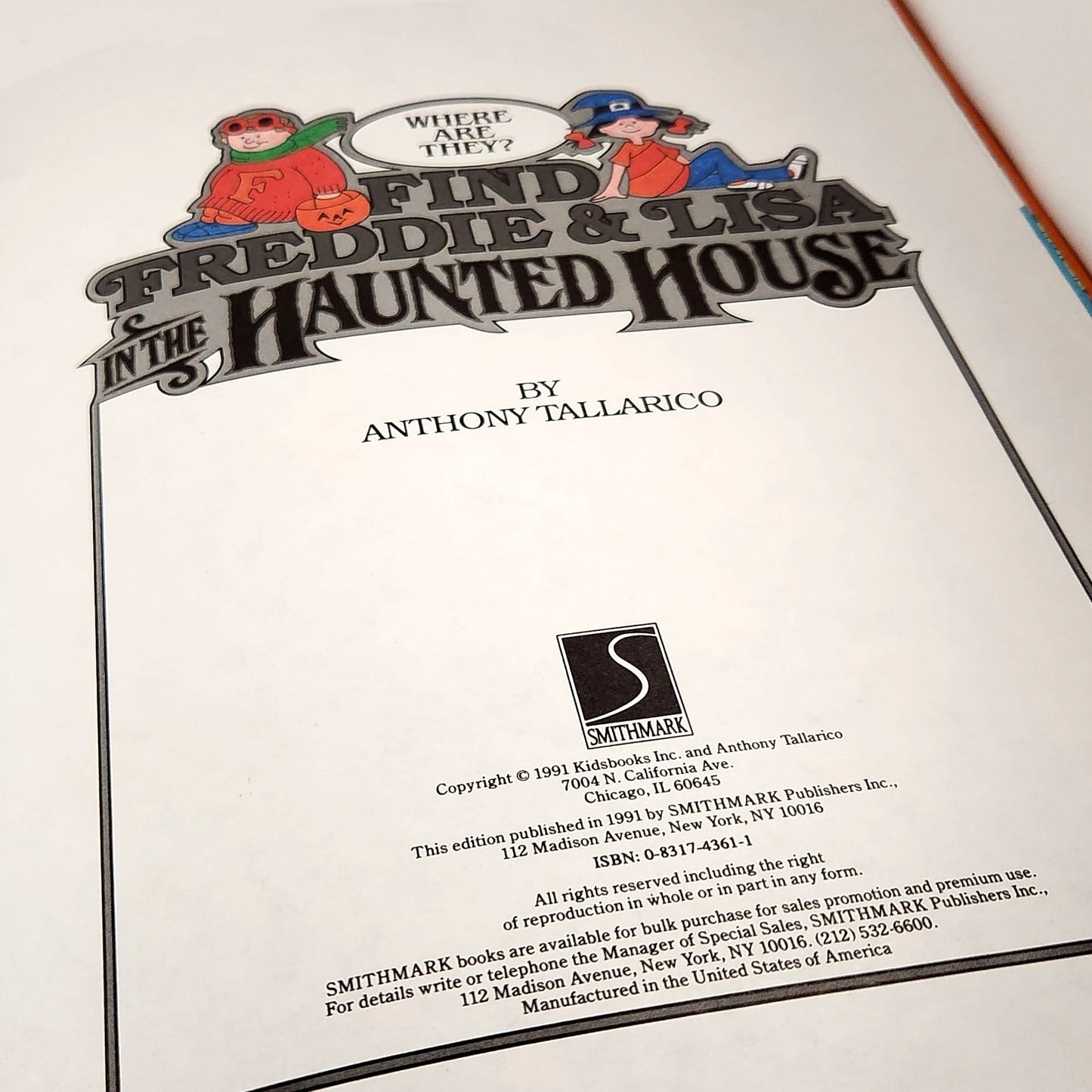 Find Freddie & Lisa in the Haunted House | 1991 Where Are They? Halloween Book