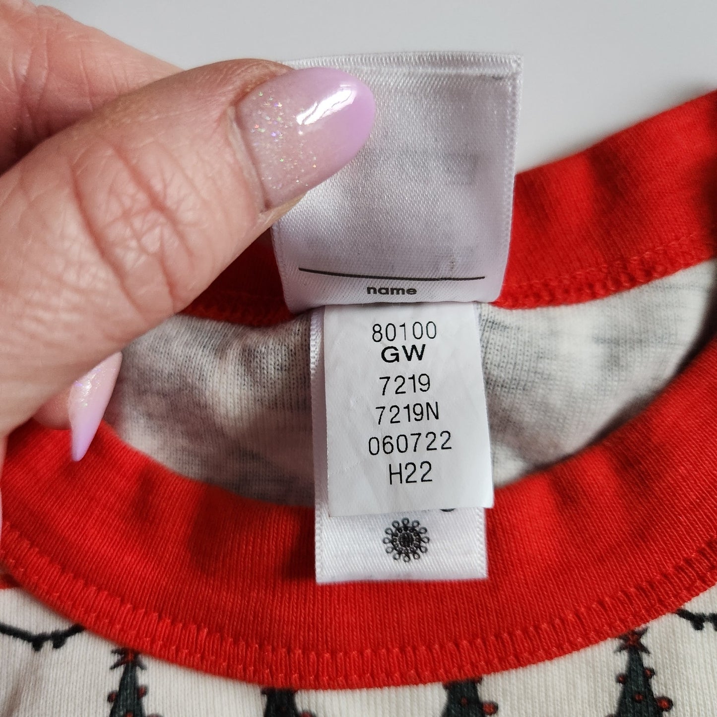 Disney's The Nightmare Before Christmas Halloween Fair Isle Long John Pajamas | Kids Size 8