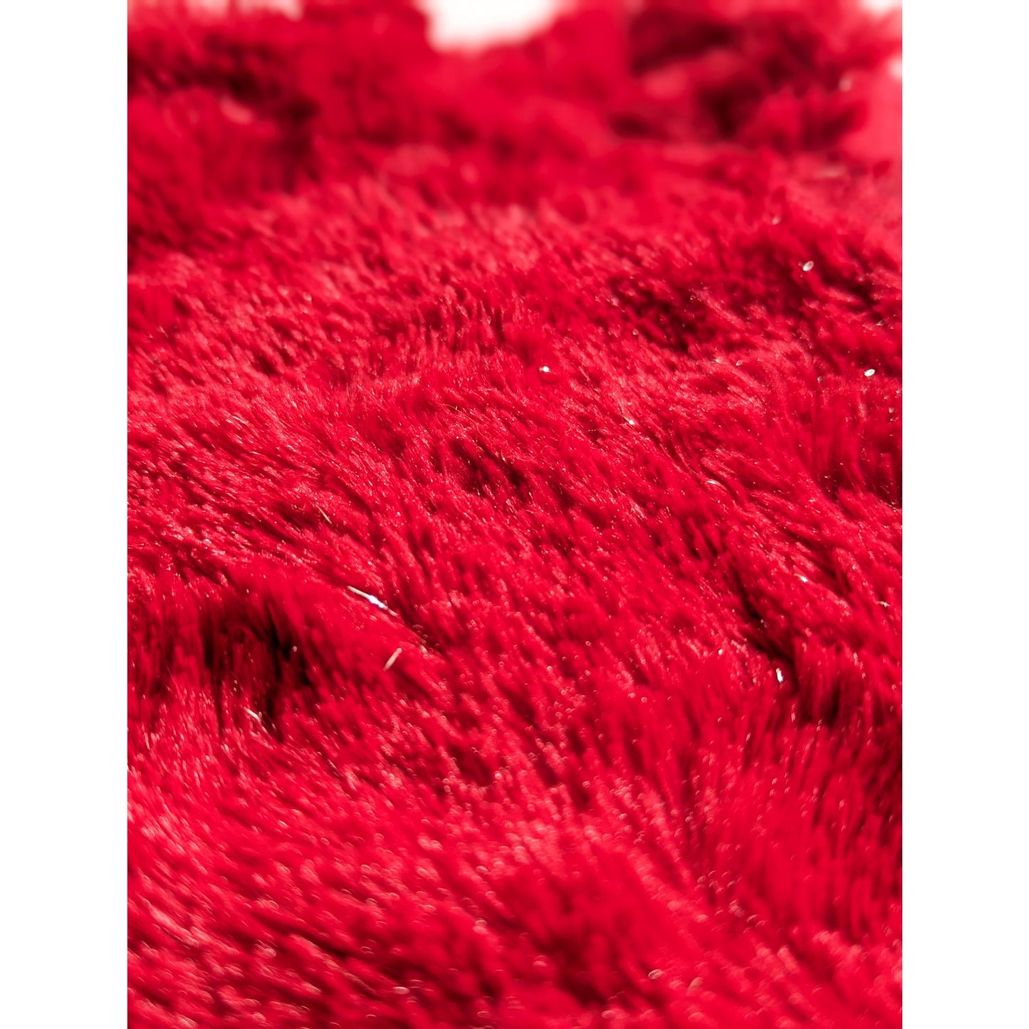 Nannette Kids Girls Red Fuzzy Sparkle Faux Fur Sweater Size 6 – Cozy & Festive