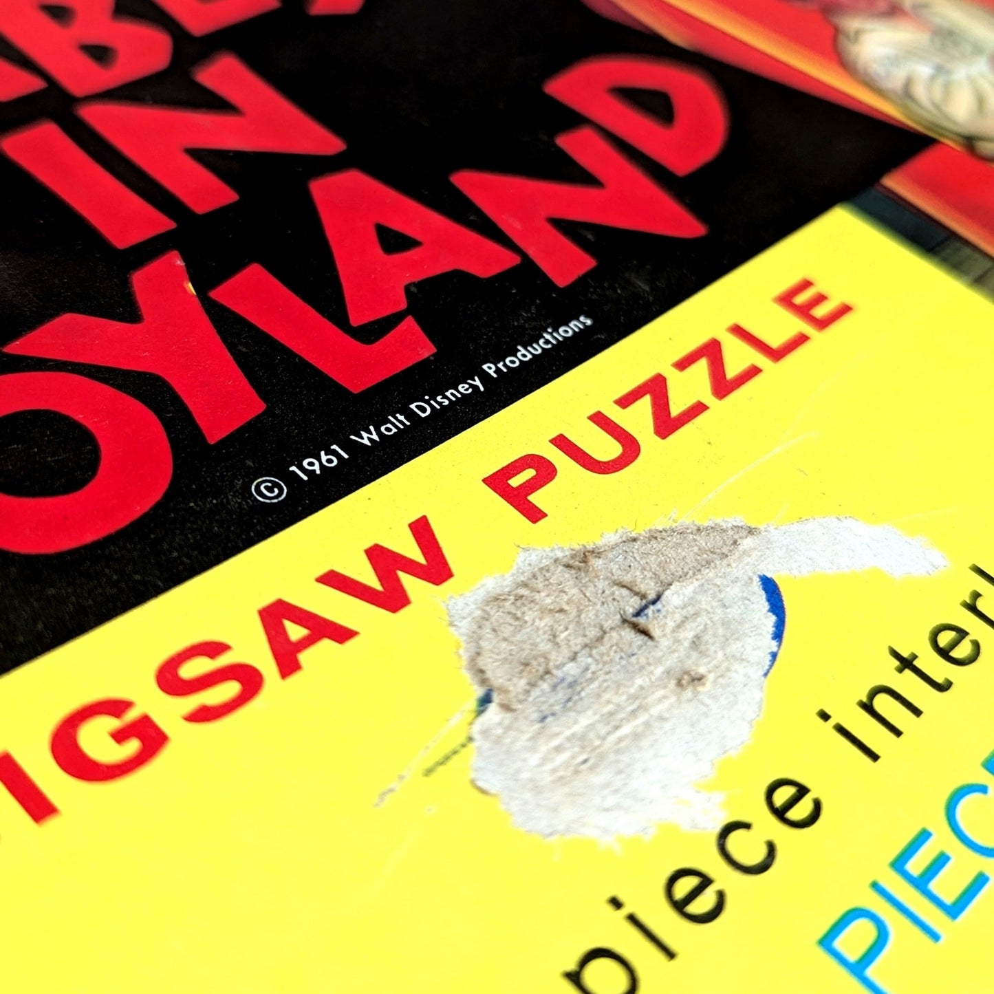 Walt Disney Babes in Toyland Collectible Jigsaw Puzzle – 1961 Disneyana Treasure | Kids Home Decor