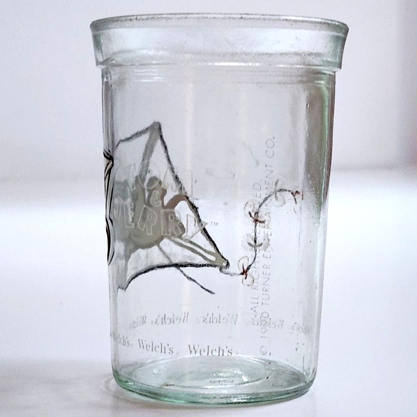 Vintage 1970s Welch’s Jelly Glass – Tom & Jerry Kids Cartoon Collectible – Retro Cup