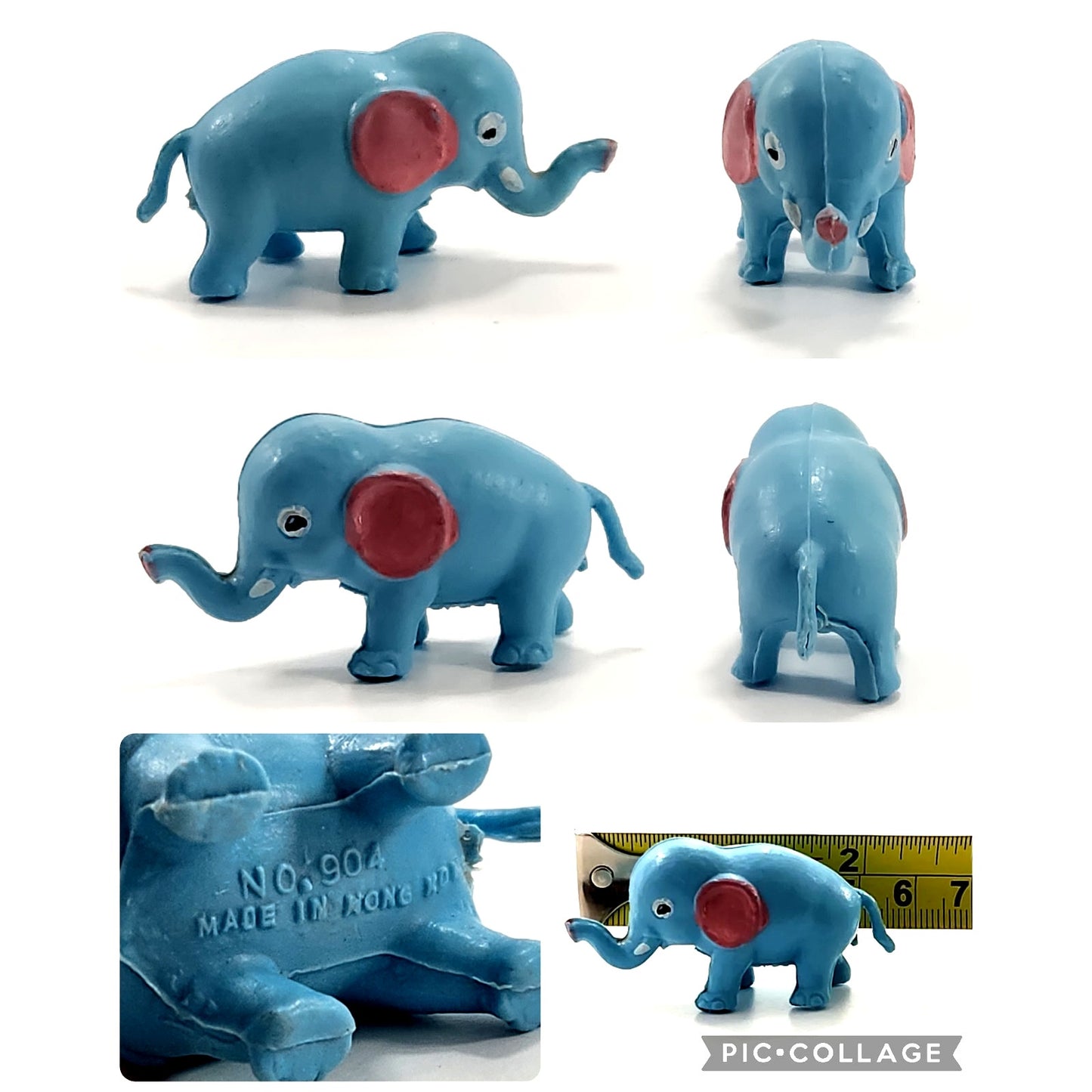 Vintage Mid-Century to 1980s Mini Elephant Mixed Figurines