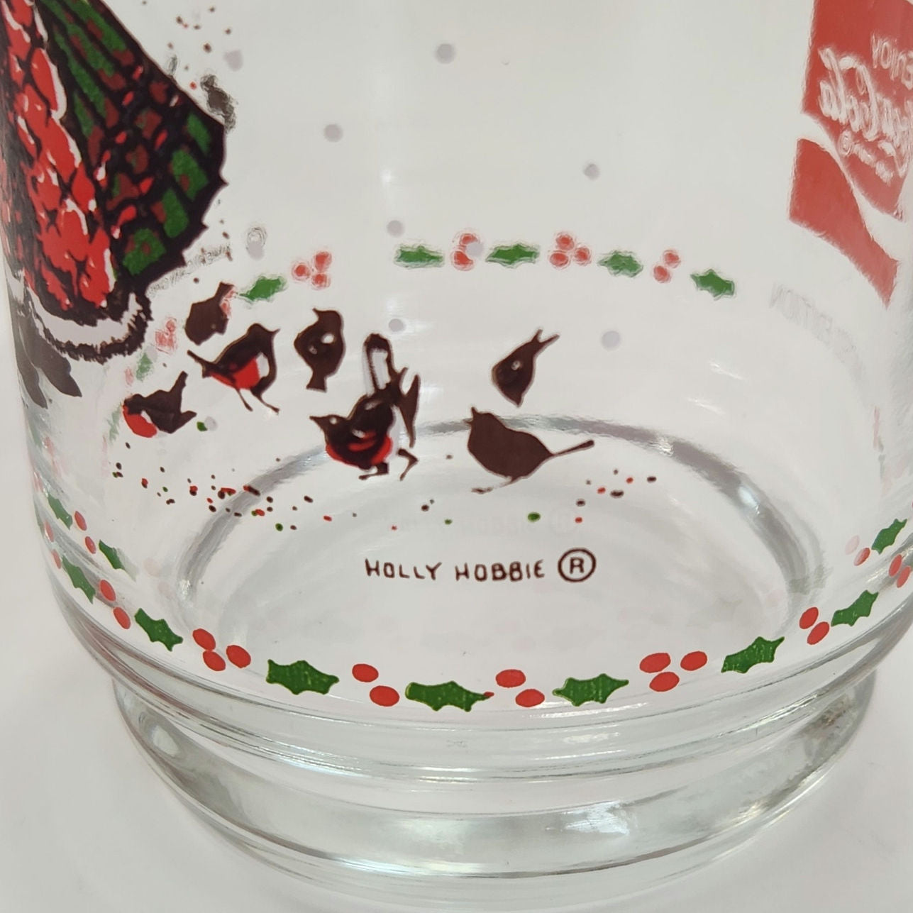 1981 Holly Hobbie Christmas Glasses – Limited Edition Coca-Cola Holiday Collection – Set of 3