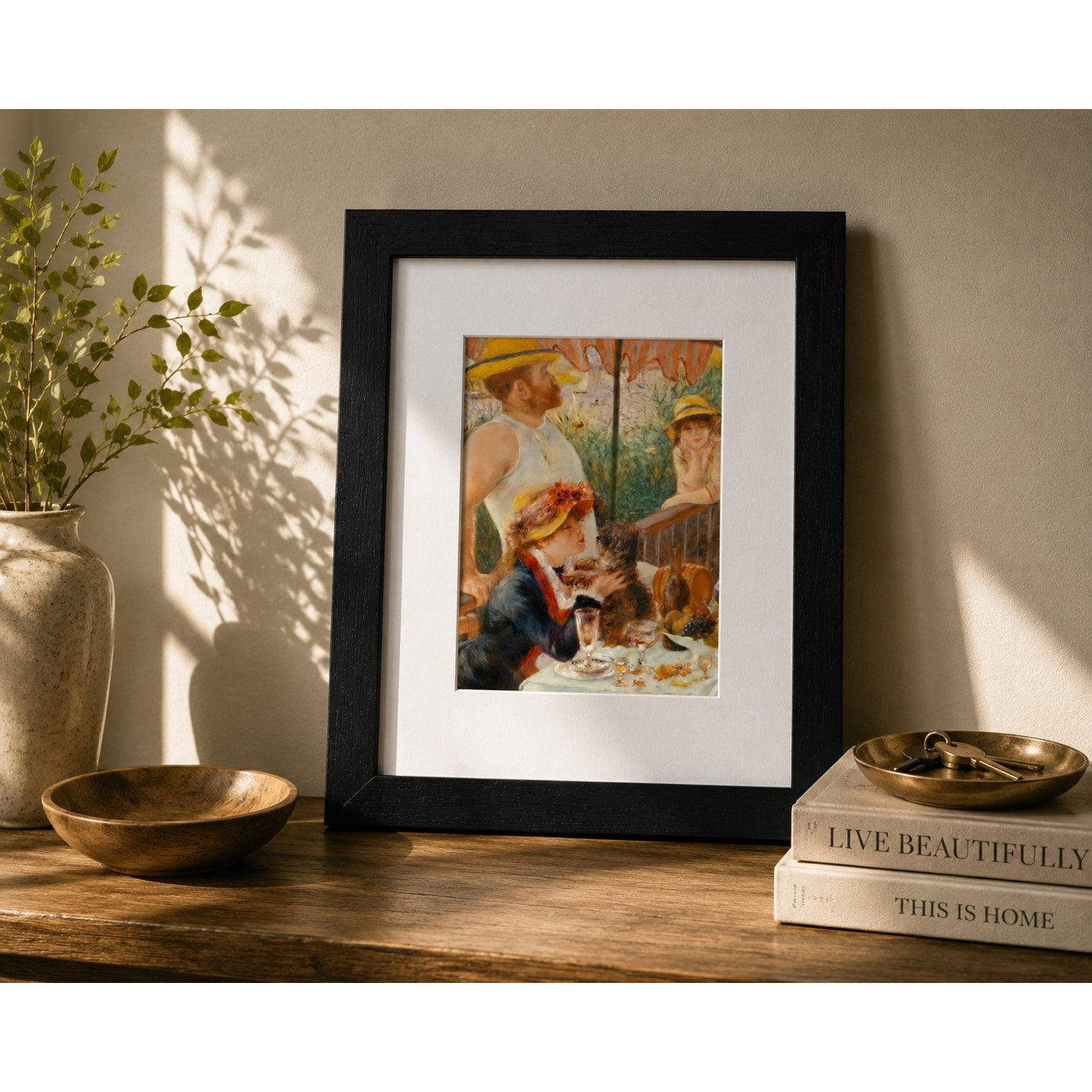 Luncheon of the Boating Party by Renoir | Impressionist Seine River Framed Print