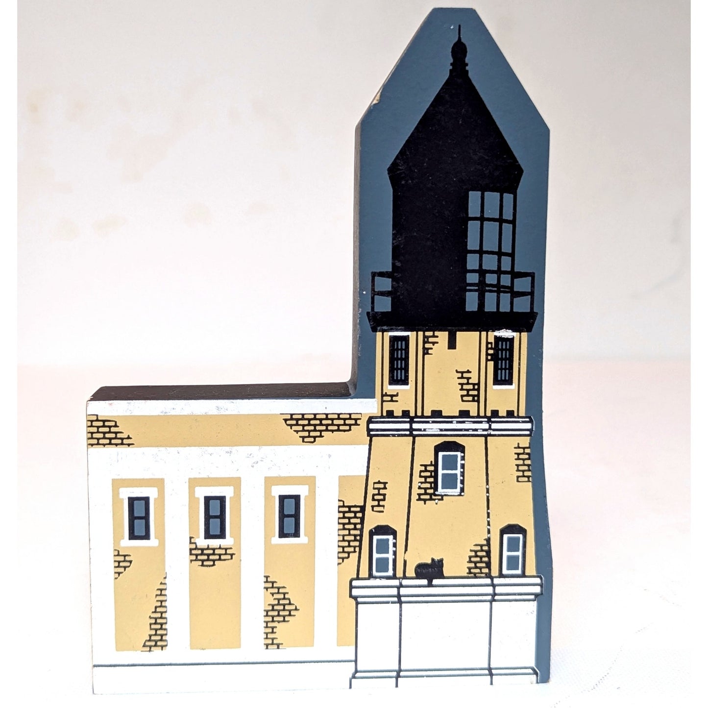 Cat’s Meow Village Split Rock Lighthouse Minnesota 1990 Series Signed 1993 Vintage Collectible