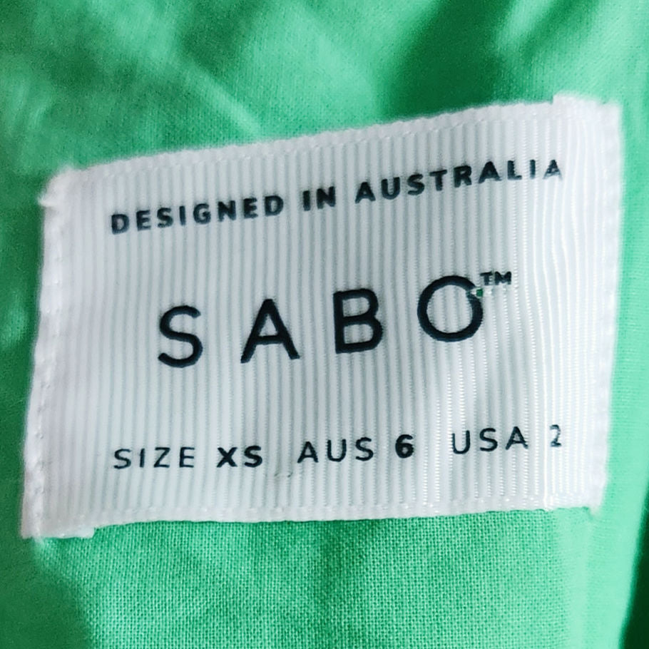 Sabo Skirt Cutout Maxi Dress Women's Size 2 – Retro Floral Print, Knot Front