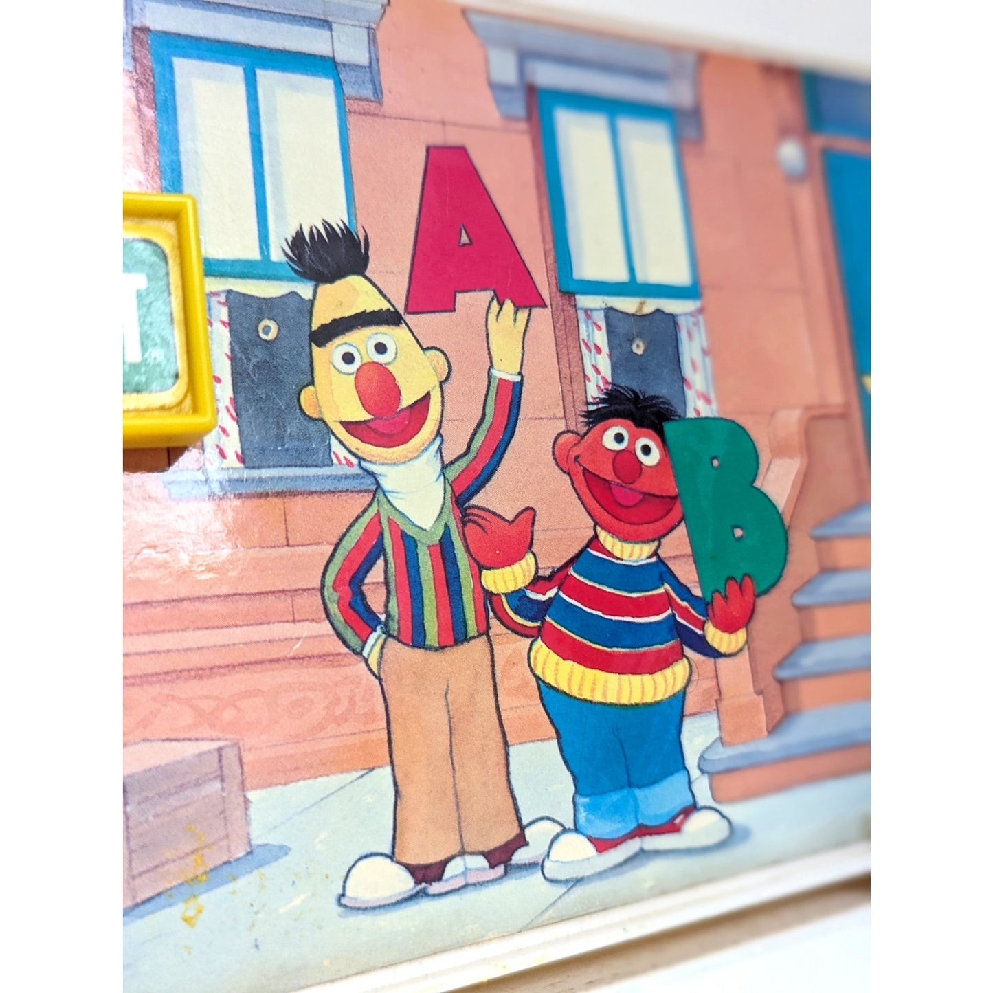 🧸 Vintage 1986 Sesame Street Reversible Activity Center & Food Tray by Muppets, Inc.