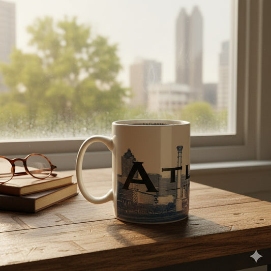RARE Vintage 2002 Starbucks Barista Skyline Series One Mug – ATLANTA / HOTLANTA