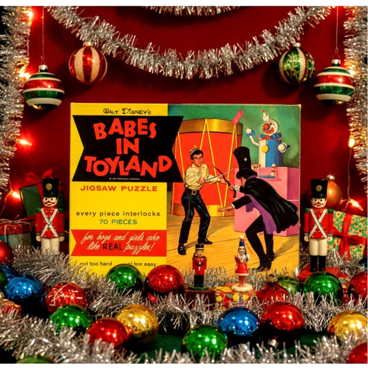 Walt Disney Babes in Toyland Collectible Jigsaw Puzzle – 1961 Disneyana Treasure | Kids Home Decor
