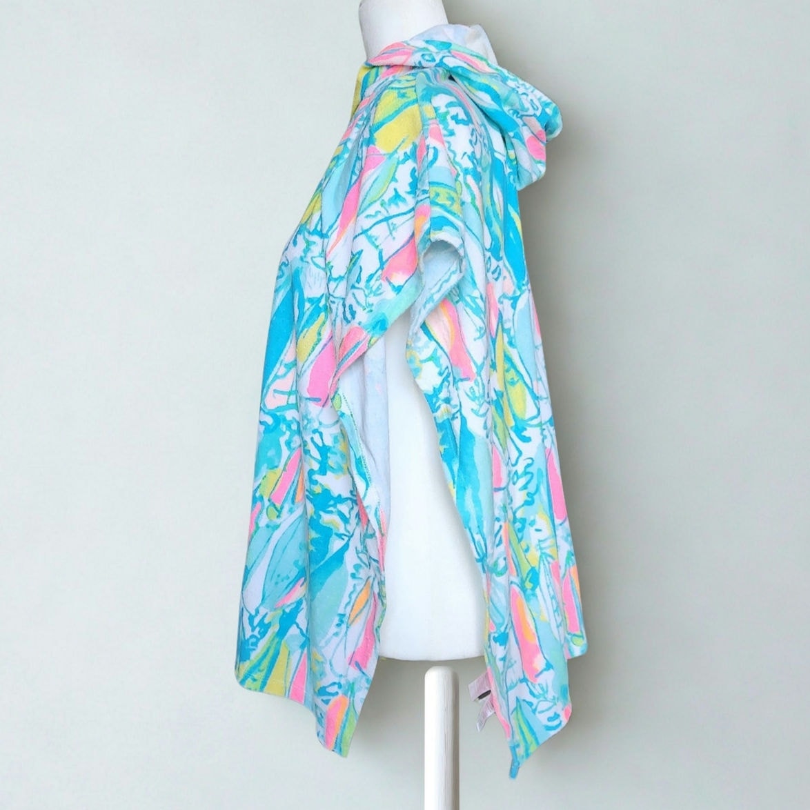 Lilly Pulitzer Girls Terry Lyra Hooded Swim Cover Up Beach Bae | Size XL 12-14