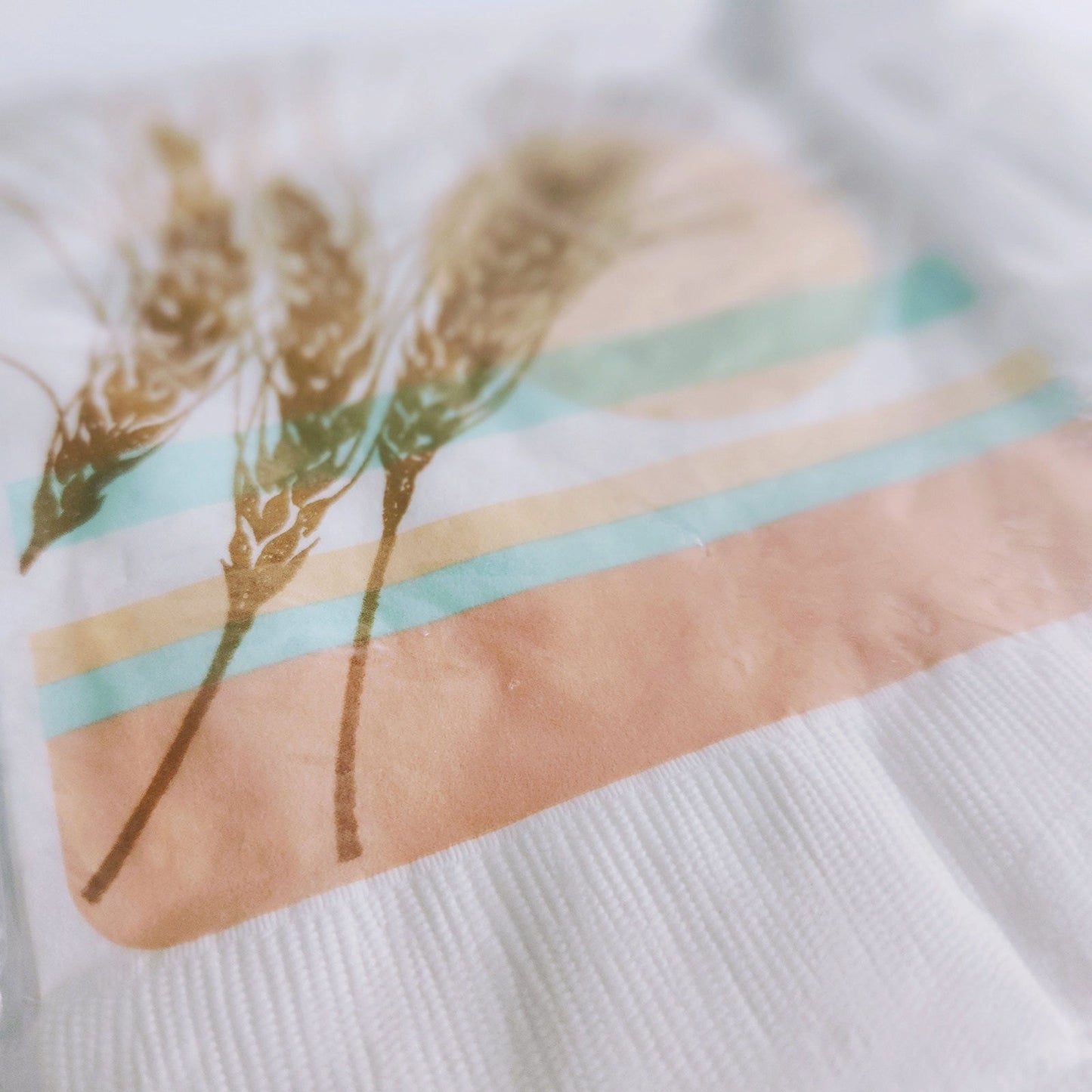 Vintage 1983 Current Wheat Sunset Luncheon Napkins – 24 Ct. 2-Ply – Sealed Package | Home Deor