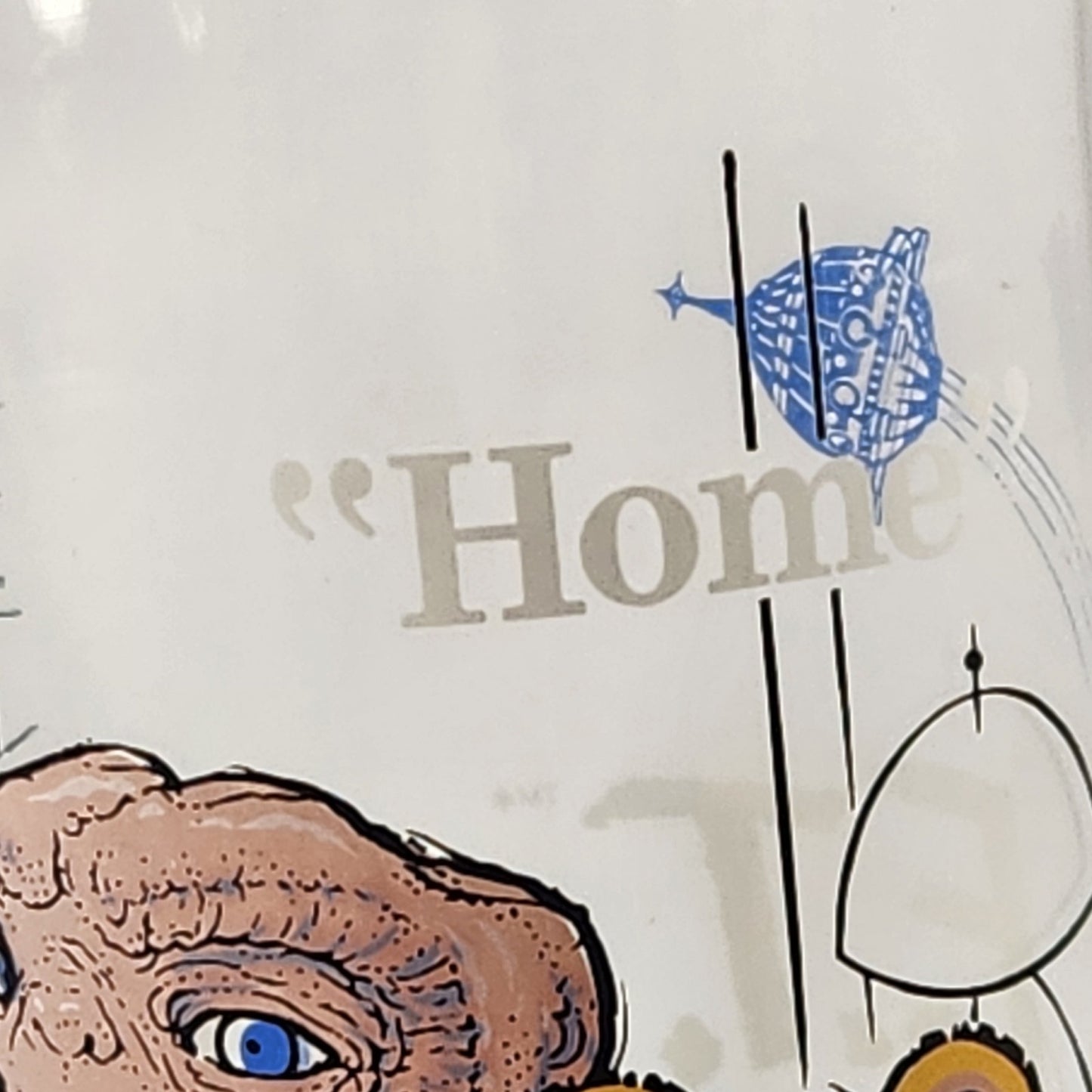 Vintage 1982 E.T. "HOME" Glass | Pizza Hut Limited Edition Collector’s Series