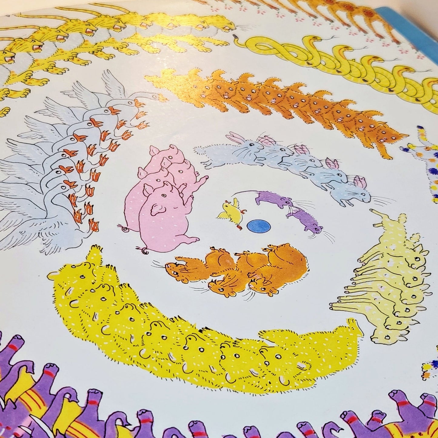 Rare Vintage Children’s Counting Book – “Demi’s Count the Animals 1 2 3” (1990, Grosset & Dunlap) – Illustrated Educational Picture Book