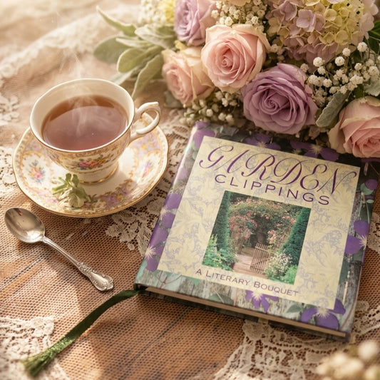 Vintage 1991 "Garden Clippings" Hardcover Book | Literary Garden Quotes