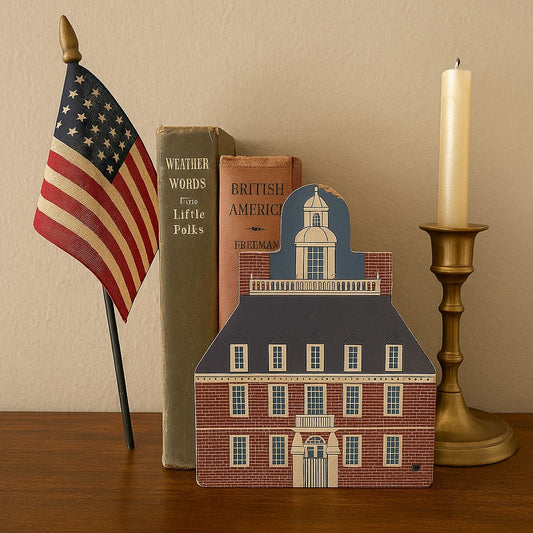 🏛️ Cat’s Meow Vintage 1993 Williamsburg Series Governor’s Palace Shelf Sitter – 6.5” x 5” – Virginia | Home