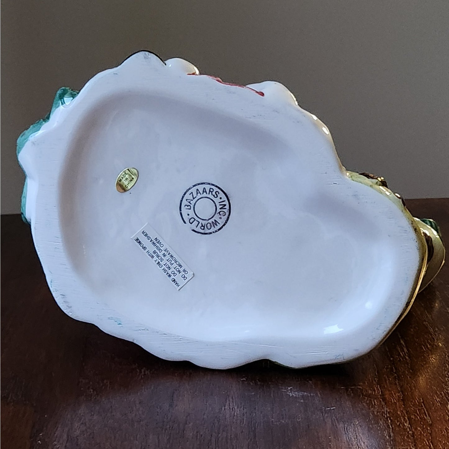 Vintage World Bazaars Santa King Ceramic Pitcher / Teapot – Early 2000s Regal Father Christmas