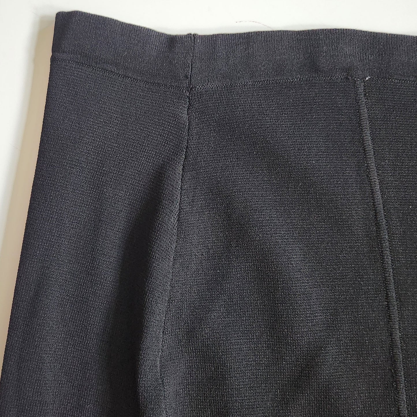 Calvin Klein Black High Rise Luxe Stretch Pencil Skirt Size Large