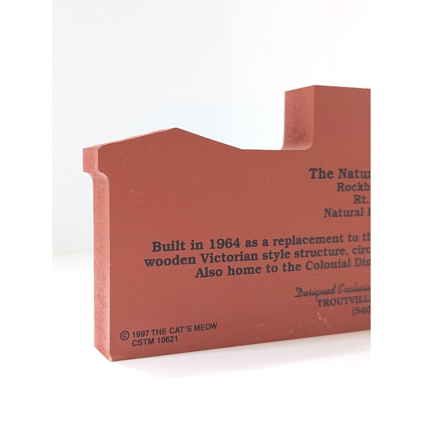 Natural Bridge Hotel, Virginia Shelf Sitter – 1997 Apple Barn Exclusive